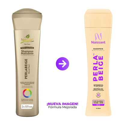 Tratamiento Matizante Naissant Rubios Dorados Shampoo + Mascarilla + Sachet de regalo