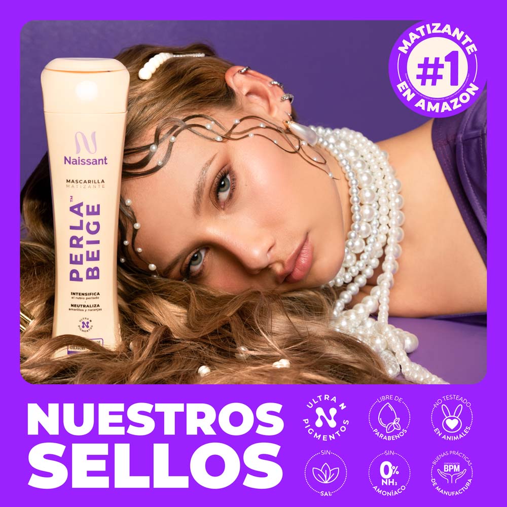 Mascarilla Matizante Perla Beige 300 ml