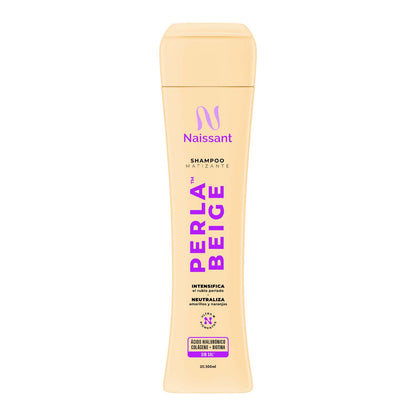 Shampoo Matizador Perla Beige Naissant para Rubio Dorado 300ml
