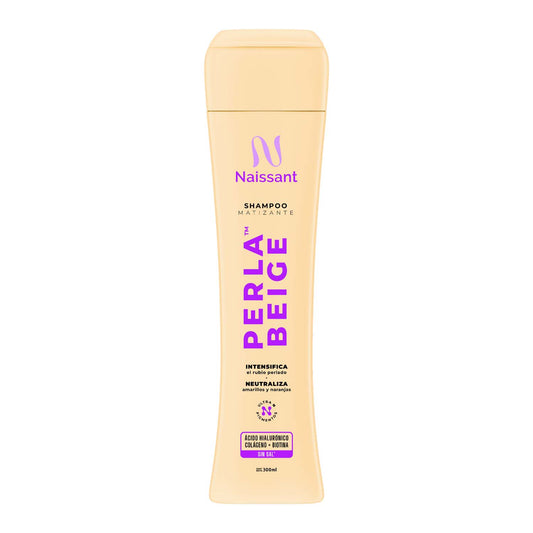 Shampoo Matizador Perla Beige Naissant para Rubio Dorado 300ml