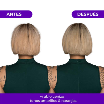 Shampoo Matizador Azul Plata Naissant para Rubio Ceniza 300ml