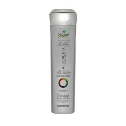 Shampoo Matizador Azul Plata Naissant para Rubio Ceniza 300ml