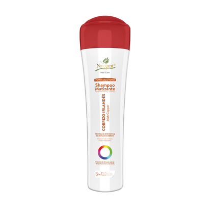 Shampoo Matizador Cobrizo Naissant para Mantener Color Cobrizo con mayor intensidad y brillo 300ml