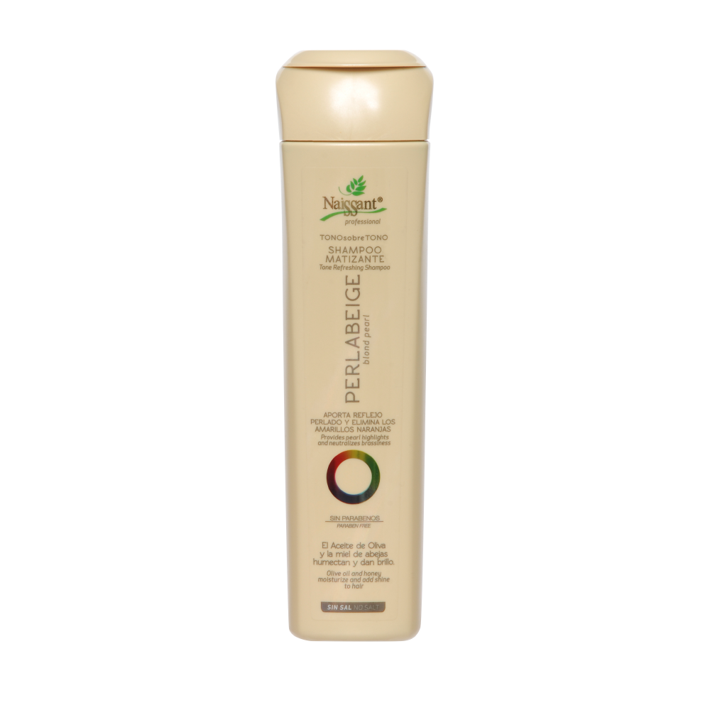 Shampoo Matizador Perla Beige Naissant para Rubio Dorado 300ml