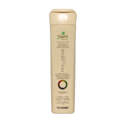 Shampoo Matizador Perla Beige Naissant para Rubio Dorado 300ml