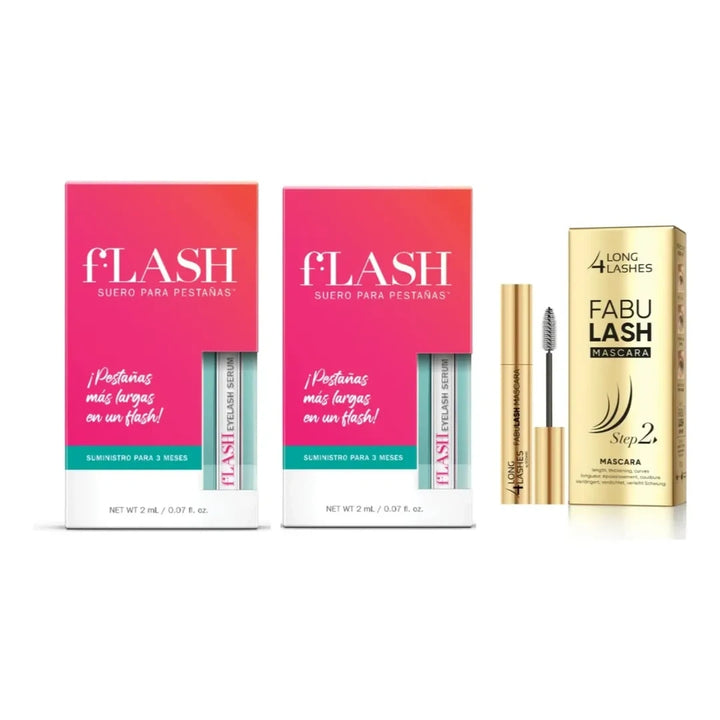 Pack 2 Serum para Pestañas + Máscara Fabulash