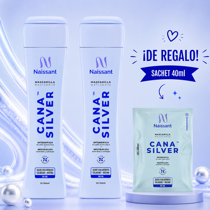 Tratamiento Matizante Naissant Rubios Claros Shampoo + Mascarilla +Sachet de regalo