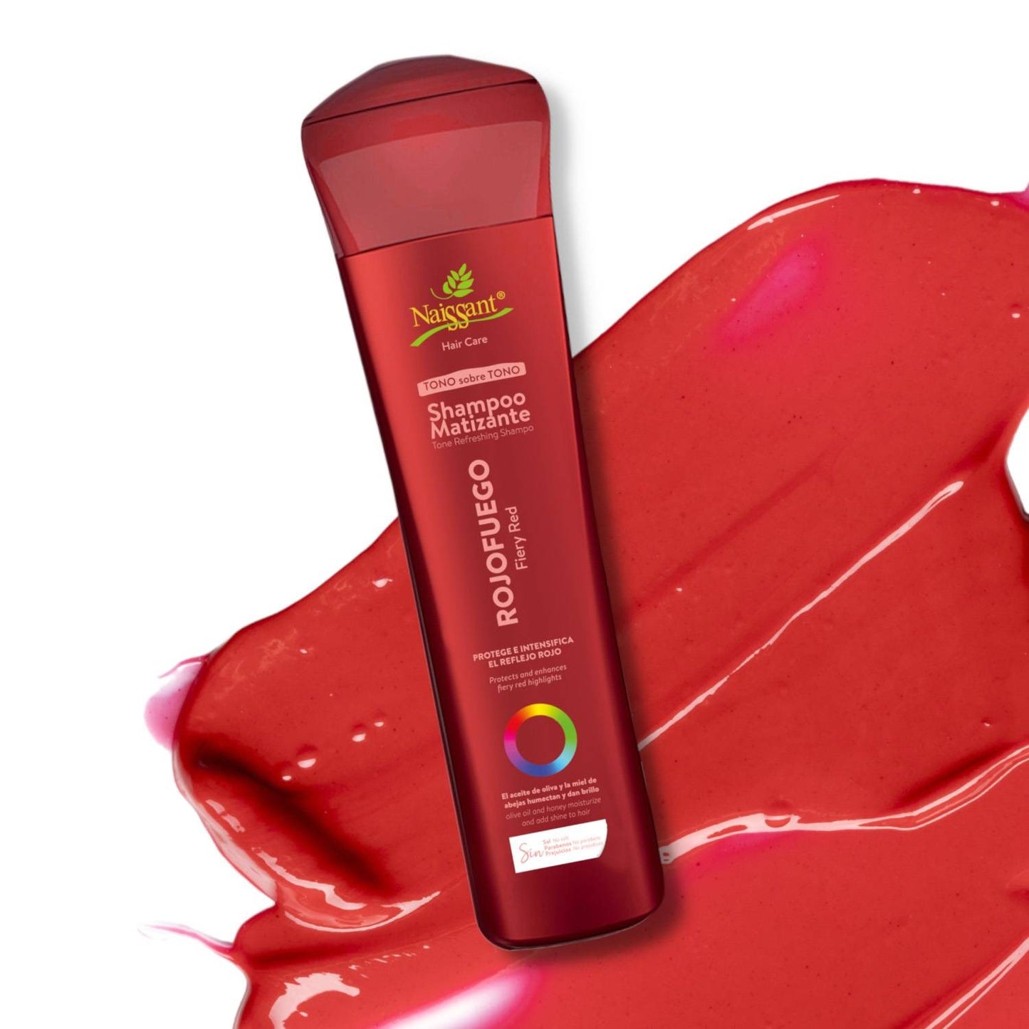Matizador Naissant Rojo Fuego 1 Shampoo + 2 Mascarillas